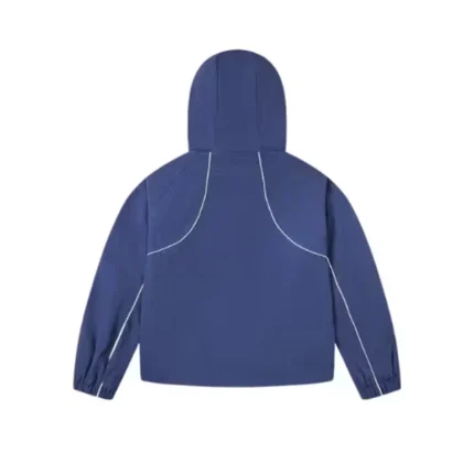 Trapstar Hyperdrive Blue Jacket - Back View
