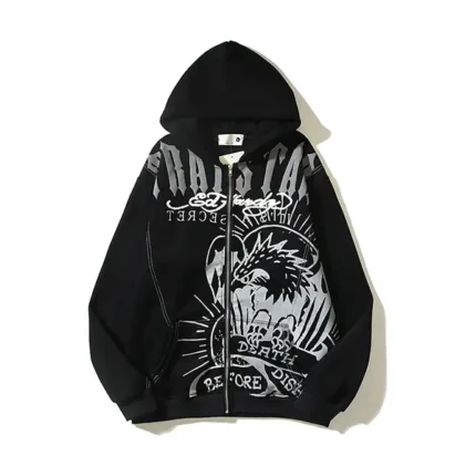 Trapstar X Ed Hardy Black Hoodie