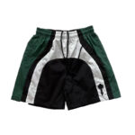 Trapstar Hyperdrive Panel Shorts Black Green