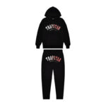 Trapstar Irongate Arch It's A Secret Hooded Gel Black Tracksuit